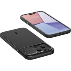 Spigen Iphone 15 Pro Max|Iphone 15 Pro Max-Etui iPhone 15 Pro Max Optik Armor Mag Magsafe Black Case