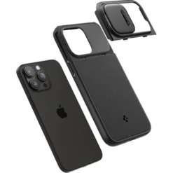 Spigen Iphone 15 Pro Max|Iphone 15 Pro Max-Etui iPhone 15 Pro Max Optik Armor Mag Magsafe Black Case
