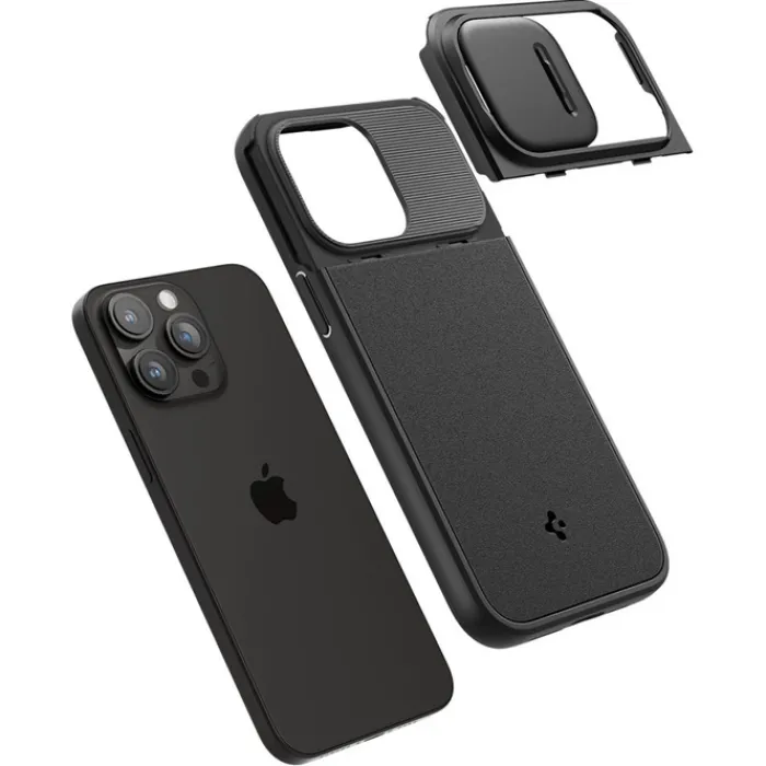 Spigen Iphone 15 Pro Max|Iphone 15 Pro Max-Etui iPhone 15 Pro Max Optik Armor Mag Magsafe Black Case