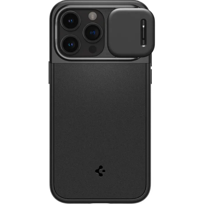 Spigen Iphone 15 Pro Max|Iphone 15 Pro Max-Etui iPhone 15 Pro Max Optik Armor Mag Magsafe Black Case