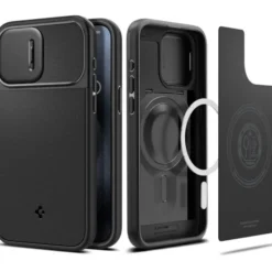 Spigen Iphone 15 Pro Max|Iphone 15 Pro Max-Etui iPhone 15 Pro Max Optik Armor Mag Magsafe Black Case