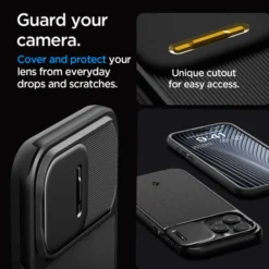 Spigen Iphone 15 Pro Max|Iphone 15 Pro Max-Etui iPhone 15 Pro Max Optik Armor Mag Magsafe Black Case