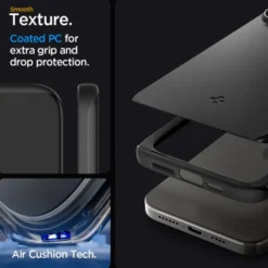 Spigen Iphone 15 Pro Max|Apple-Etui iPhone 15 Pro Max Thin Fit Black Case