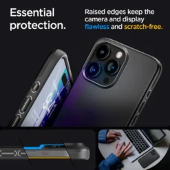 Spigen Iphone 15 Pro Max|Apple-Etui iPhone 15 Pro Max Thin Fit Black Case