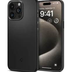 Spigen Iphone 15 Pro Max|Apple-Etui iPhone 15 Pro Max Thin Fit Black Case
