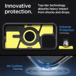 Spigen Iphone 15 Pro Max|Iphone 15 Pro Max-Etui iPhone 15 Pro Max Tough Armor Mag Magsafe Black Case