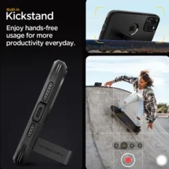 Spigen Iphone 15 Pro Max|Iphone 15 Pro Max-Etui iPhone 15 Pro Max Tough Armor Mag Magsafe Black Case