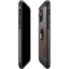 Spigen Iphone 15 Pro Max|Iphone 15 Pro Max-Etui iPhone 15 Pro Max Tough Armor Mag Magsafe Gunmetal