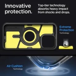 Spigen Iphone 15 Pro Max|Iphone 15 Pro Max-Etui iPhone 15 Pro Max Tough Armor Mag Magsafe Gunmetal