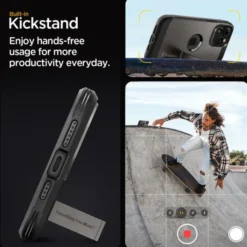 Spigen Iphone 15 Pro Max|Iphone 15 Pro Max-Etui iPhone 15 Pro Max Tough Armor Mag Magsafe Gunmetal