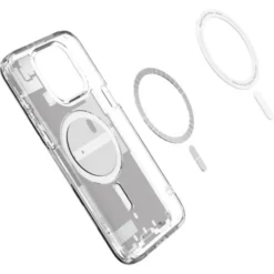 Spigen Iphone 15 Pro Max|Iphone 15 Pro Max-Etui iPhone 15 Pro Max Ultra Hybrid Mag Magsafe Zero One White Case