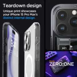 Spigen Iphone 15 Pro Max|Iphone 15 Pro Max-Etui iPhone 15 Pro Max Ultra Hybrid Mag Magsafe Zero One Case