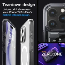 Spigen Iphone 15 Pro Max|Iphone 15 Pro Max-Etui iPhone 15 Pro Max Ultra Hybrid Mag Magsafe Zero One Case
