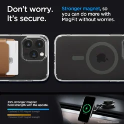 Spigen Iphone 15 Pro Max|Iphone 15 Pro Max-Etui iPhone 15 Pro Max Ultra Hybrid Mag Magsafe Graphite Case