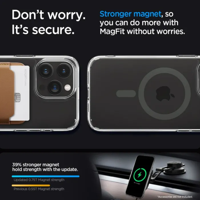 Spigen Iphone 15 Pro Max|Iphone 15 Pro Max-Etui iPhone 15 Pro Max Ultra Hybrid Mag Magsafe Graphite Case