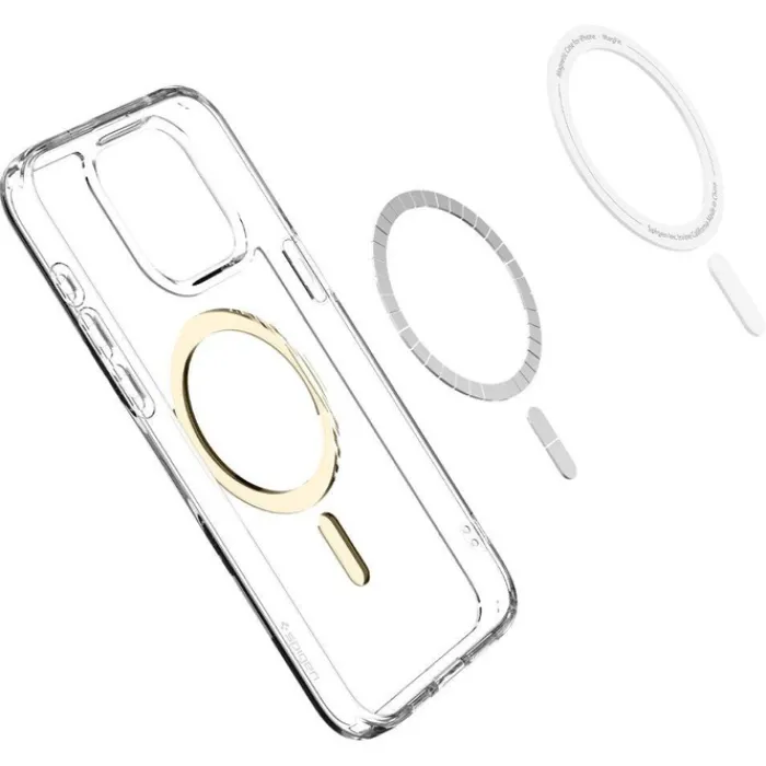 Spigen Iphone 15 Pro Max|Iphone 15 Pro Max-Etui iPhone 15 Pro Max Ultra Hybrid Mag Magsafe Gold Case