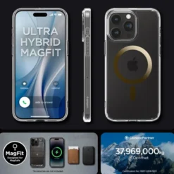 Spigen Iphone 15 Pro Max|Iphone 15 Pro Max-Etui iPhone 15 Pro Max Ultra Hybrid Mag Magsafe Gold Case