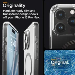 Spigen Iphone 15 Pro Max|Iphone 15 Pro Max-Etui iPhone 15 Pro Max Ultra Hybrid Mag Magsafe Carbon Fiber Case