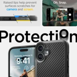 Spigen Iphone 16|Apple-Etui iPhone 16 Core Armor Matte Black