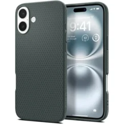 Spigen Apple|Iphone 16-Etui iPhone 16 Liquid Air Abyss Green