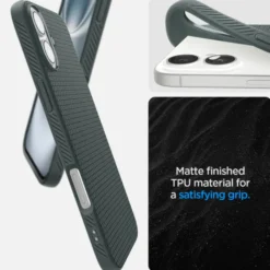 Spigen Apple|Iphone 16-Etui iPhone 16 Liquid Air Abyss Green