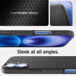 Spigen Apple|Iphone 16-Etui iPhone 16 Liquid Air Matte Black