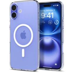 Spigen Iphone 16|Apple-Etui iPhone 16 Liquid Crystal Mag Magsafe Clear