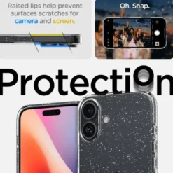 Spigen Iphone 16|Apple-Etui iPhone 16 Liquid Crystal Glitter Crystal