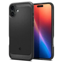 Spigen Iphone 16|Apple-Etui iPhone 16 Rugged Armor Mag Magsafe Matte Black