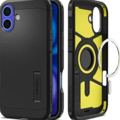 Spigen Iphone 16|Apple-Etui iPhone 16 Tough Armor Mag Magsafe Black