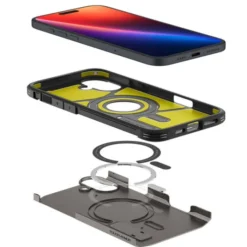 Spigen Iphone 16|Apple-Etui iPhone 16 Tough Armor Mag Magsafe Gunmetal