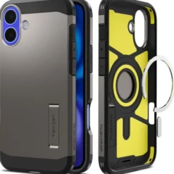Spigen Iphone 16|Apple-Etui iPhone 16 Tough Armor Mag Magsafe Gunmetal