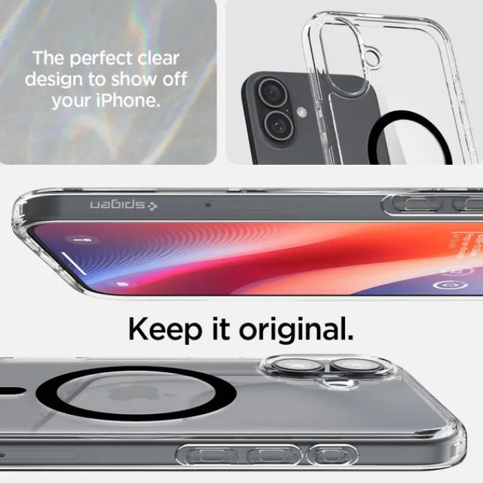 Spigen Iphone 16|Apple-Etui iPhone 16 Ultra Hybrid Mag Magsafe Black