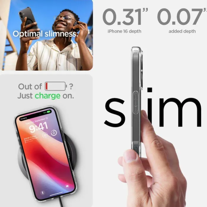 Spigen Iphone 16|Apple-Etui iPhone 16 Ultra Hybrid Mag Magsafe Black