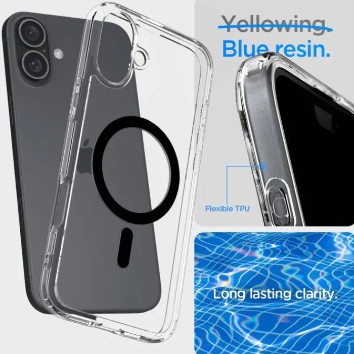 Spigen Iphone 16|Apple-Etui iPhone 16 Ultra Hybrid Mag Magsafe Black