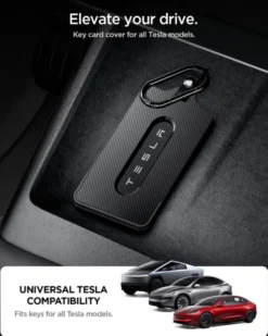 Spigen Tesla|Tesla-ETUI NA KARTĘ TESLA KEY CARD HOLDER CZARNE