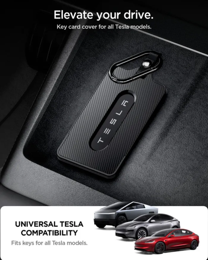 Spigen Tesla|Tesla-ETUI NA KARTĘ TESLA KEY CARD HOLDER CZARNE
