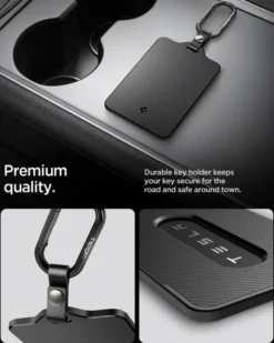 Spigen Tesla|Tesla-ETUI NA KARTĘ TESLA KEY CARD HOLDER CZARNE
