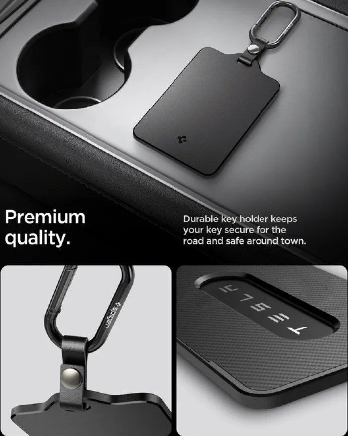 Spigen Tesla|Tesla-ETUI NA KARTĘ TESLA KEY CARD HOLDER CZARNE
