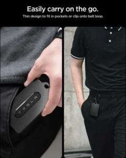 Spigen Tesla|Tesla-ETUI NA KARTĘ TESLA KEY CARD HOLDER CZARNE