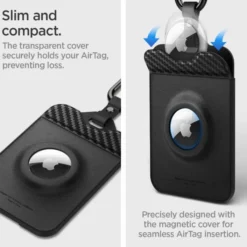 Spigen Tesla-ETUI NA KARTY TESLA CARD HOLDER AIR FIT 2 PACK TESLA KEY CARD / AIR TAG