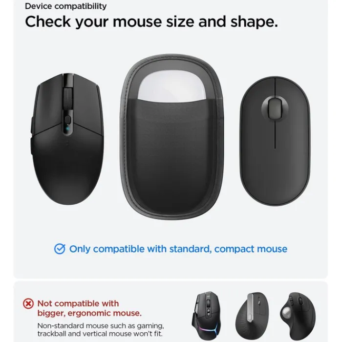 Spigen Inne-ETUI NA MYSZ LD220 MOUSE SLEEVE CZARNA