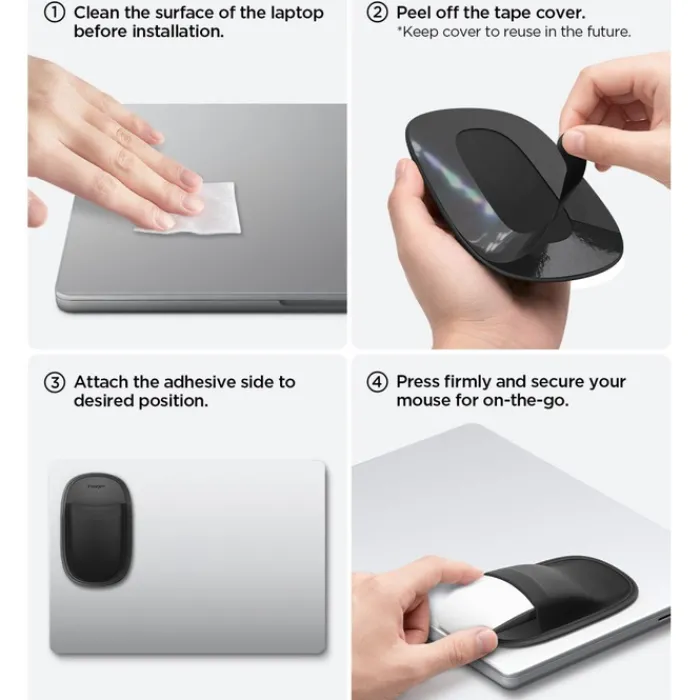 Spigen Inne-ETUI NA MYSZ LD220 MOUSE SLEEVE CZARNA
