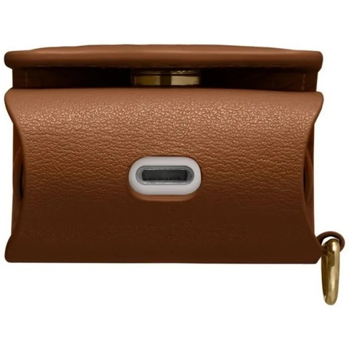 Spigen Airpods|Etui Airpods-Etui na słuchawki LA Manon Apple Airpods Leather Brown Case