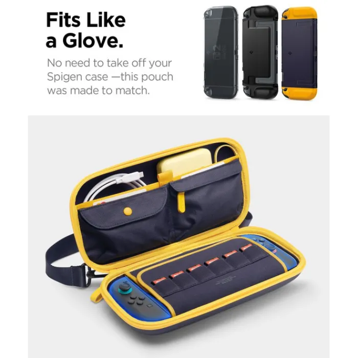 Spigen Nintendo|Akcesoria Do Konsol-ETUI NINTENDO SWITCH 2 NANO POP PRO POUCH BLUEBERRY NAVY