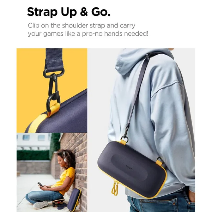 Spigen Nintendo|Akcesoria Do Konsol-ETUI NINTENDO SWITCH 2 NANO POP PRO POUCH BLUEBERRY NAVY