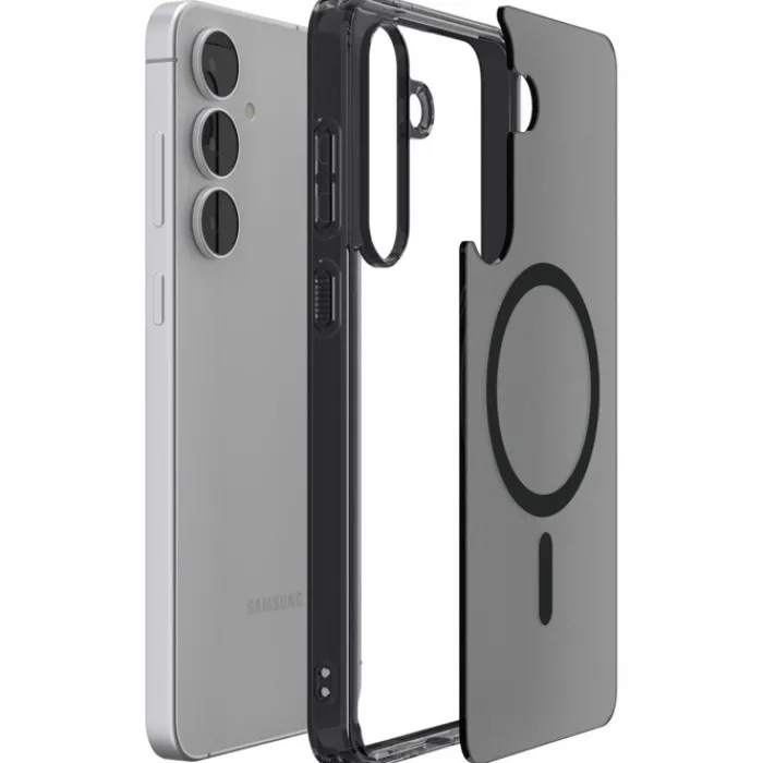 Spigen Samsung|Galaxy S25 Fe-ETUI SAMSUNG GALAXY S25 FE ULTRA HYBRID MAG MAGSAFE FROST BLACK