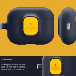 Spigen Airpods Pro 3|Etui Airpods-ETUI AIRPODS PRO 3 NANO POP APPLE BLUEBERRY NAVY