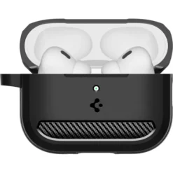 Spigen Airpods Pro 3|Etui Airpods-ETUI AIRPODS PRO 3 RUGGED ARMOR MATTE BLACK