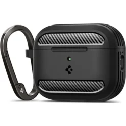 Spigen Airpods Pro 3|Etui Airpods-ETUI AIRPODS PRO 3 RUGGED ARMOR MATTE BLACK